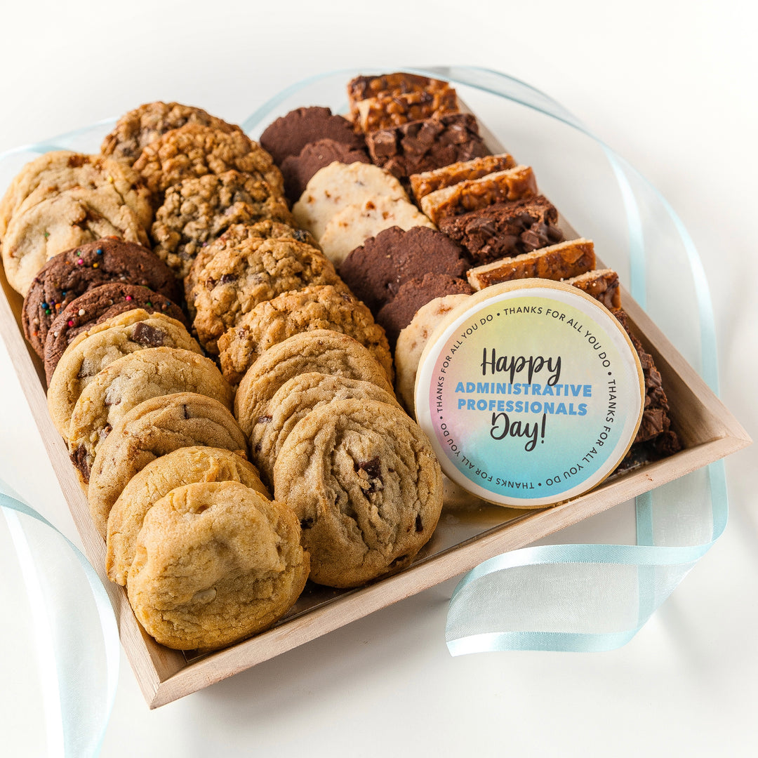 Administrative Professionals Day Cookie Tray Gift