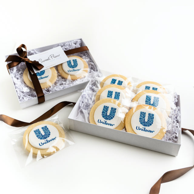 Gift Box of 6 Printed Logo Cookies