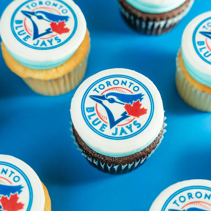 Blue Jays Custom Cupcakes