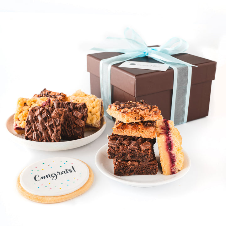 Bronwie & Bar Gift Box + Congrats Sugar Cookie