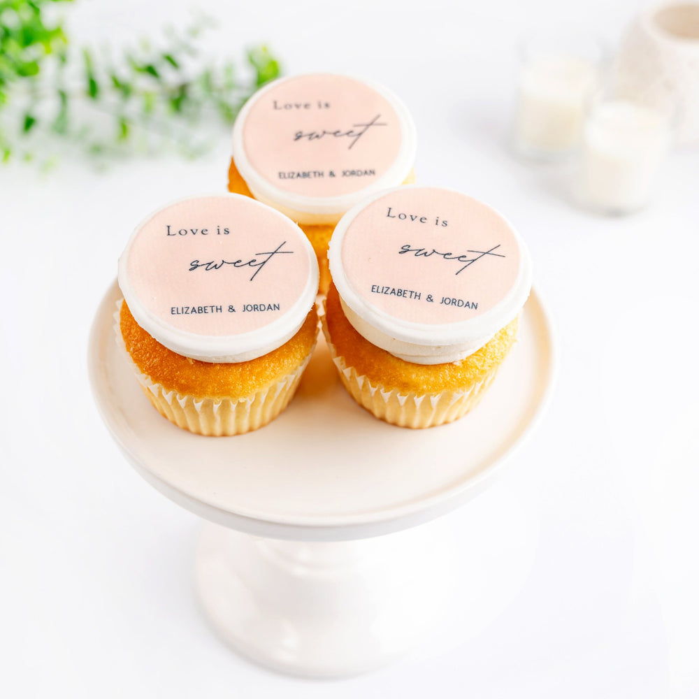 Love is Sweet_Custom Wedding Cupcakes / custom cupcakes near me