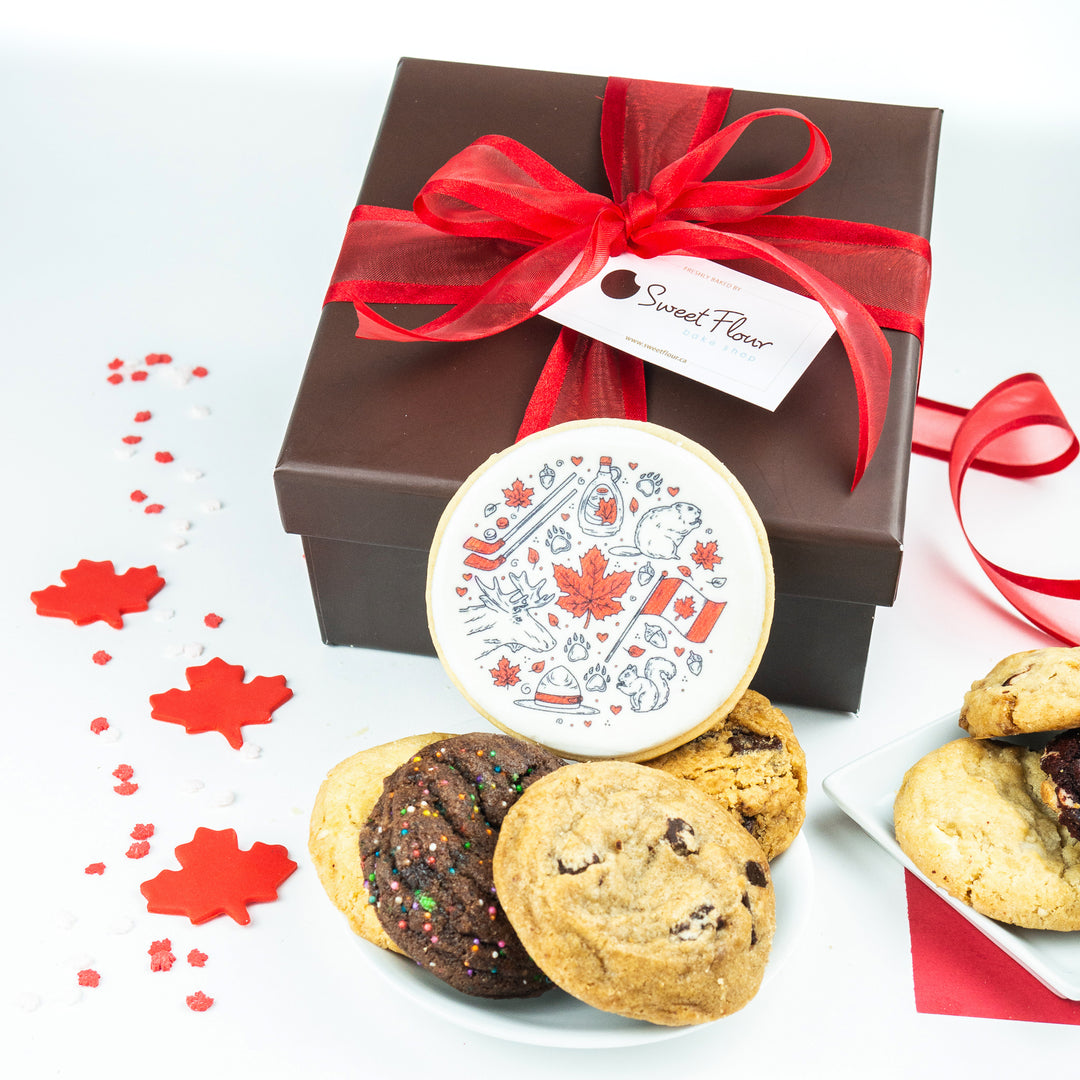 Canada Day Cookie Gift Box
