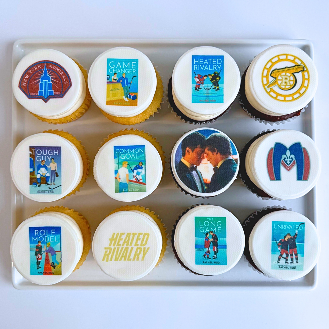 Heated Rivalry Cupcakes