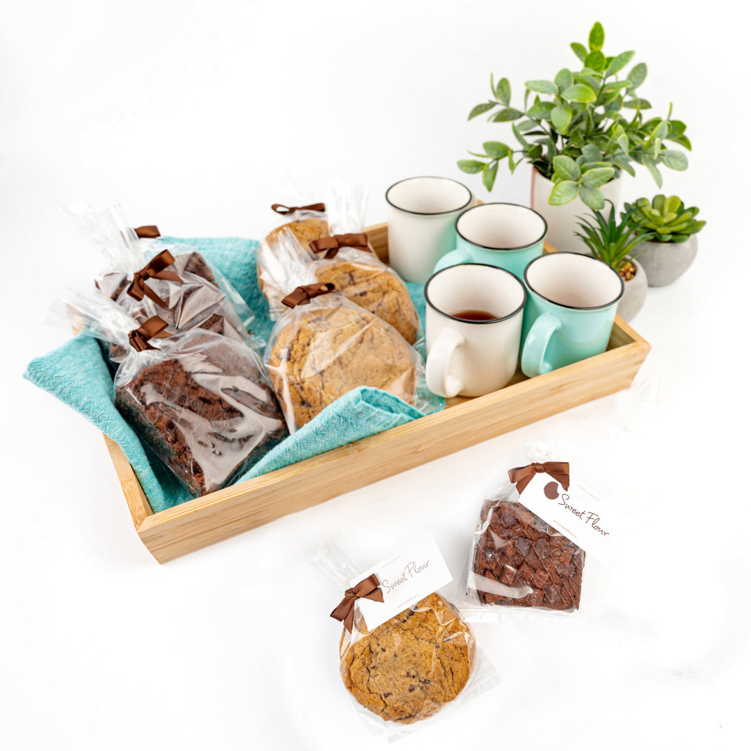 Individually packaged cookies and brownies