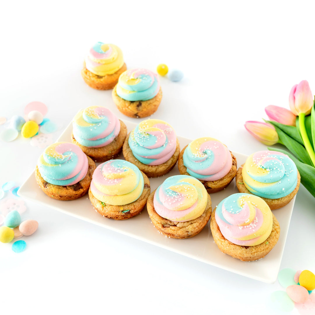 Easter Mini Egg Cookie Cupcakes - mini cupcakes near me