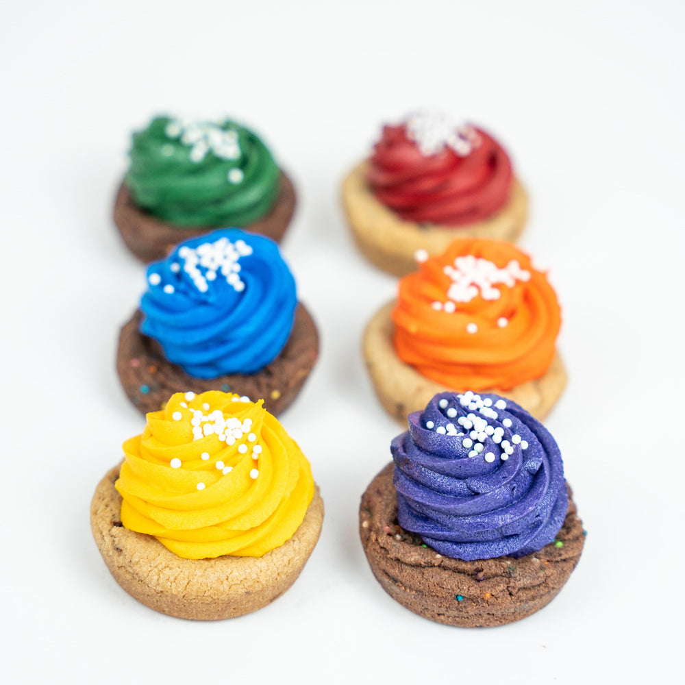 Pride Cookie Cupcakes