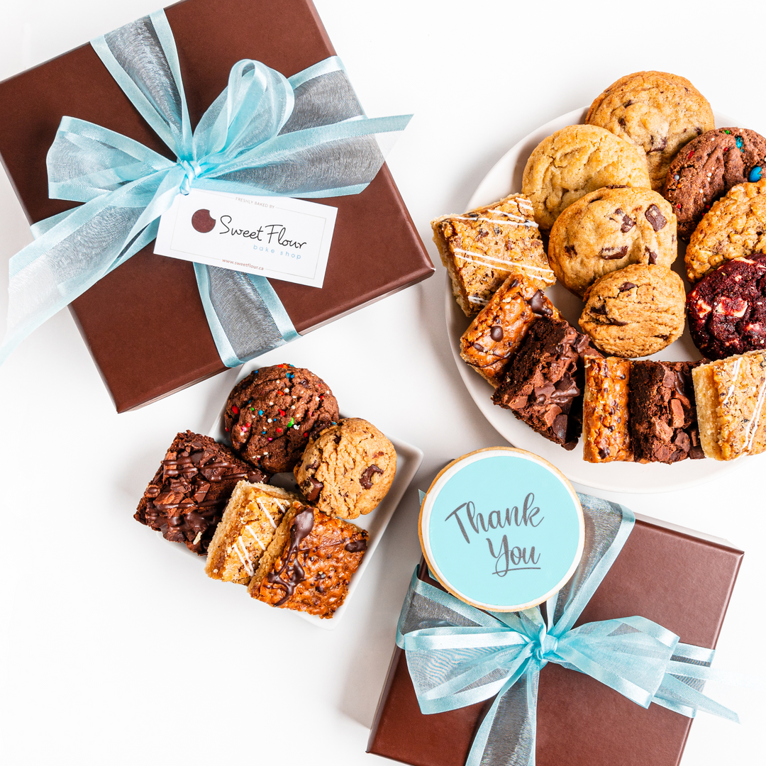 Cookie Gift Boxes with a Thank You Cookie