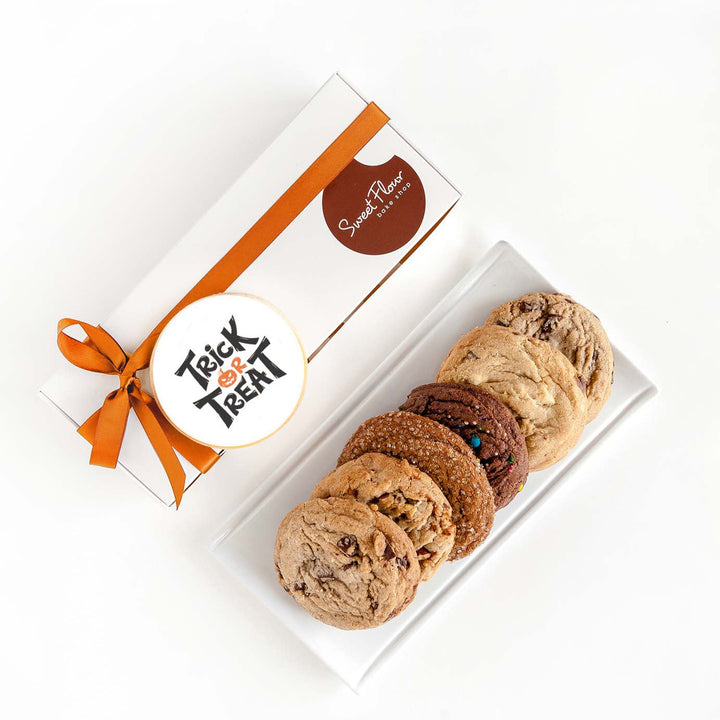 Halloween Cookie Gift Box with Trick or Treat cookie