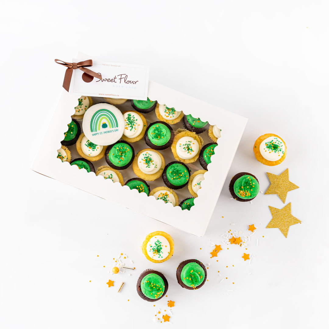 St. Patrick's Day Mini Cupcakes