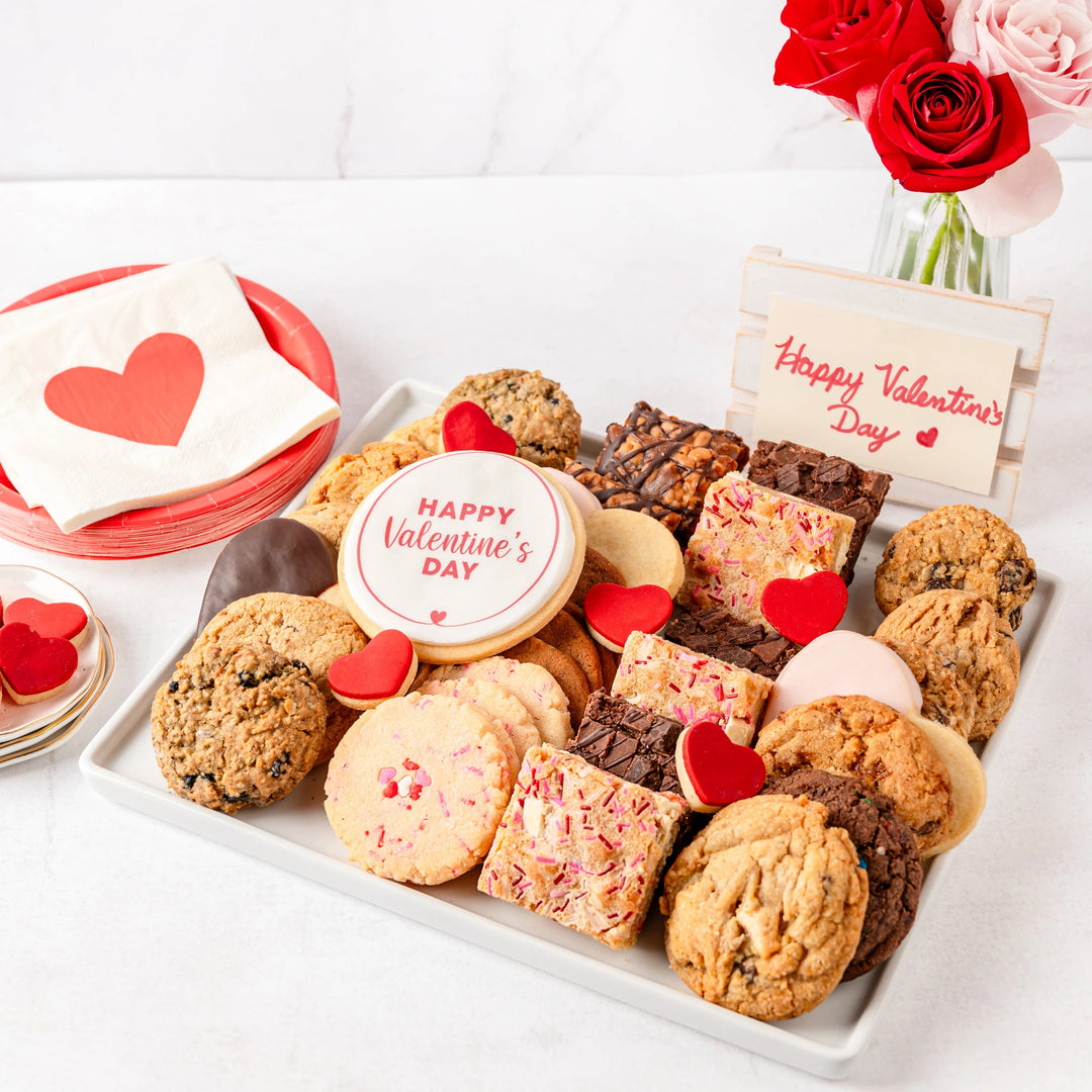 Valentine's Day Cookie & Bars Tray