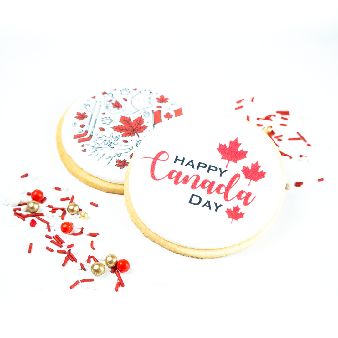 Canada Day Sugar Cookies