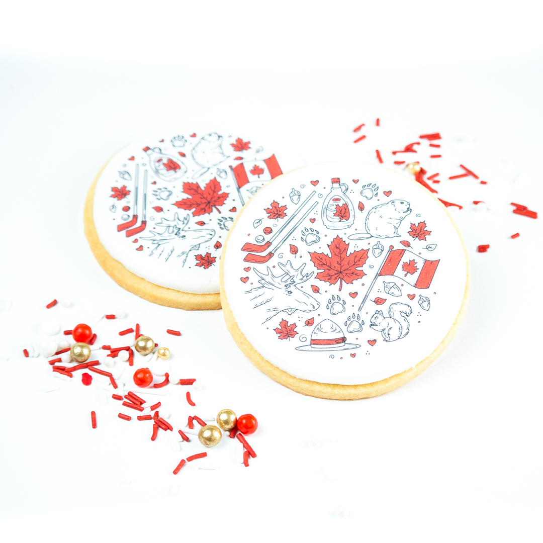 Canada Day Sugar Cookies