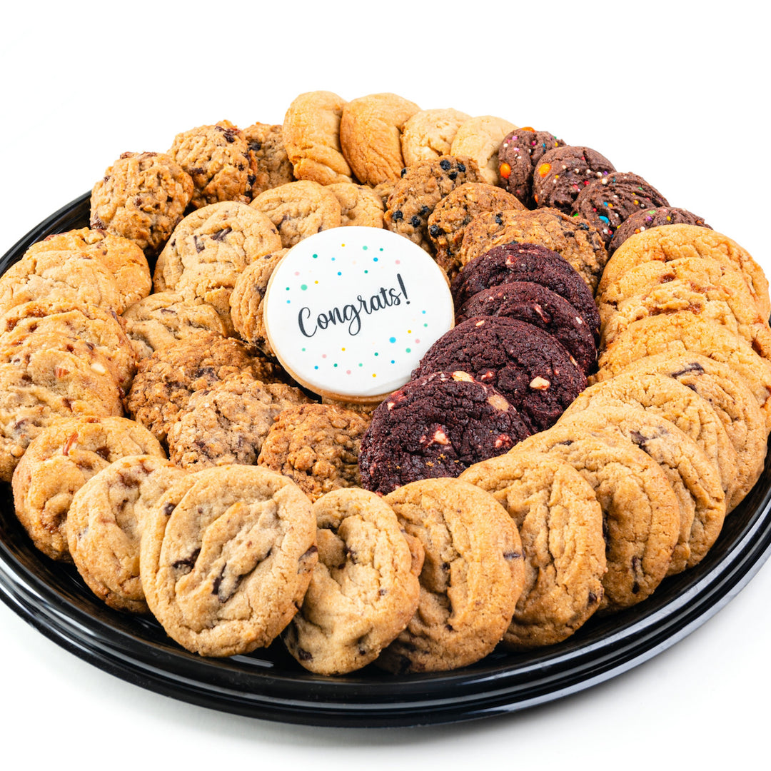 Classic Cookie Tray with Congrats sugar cookie