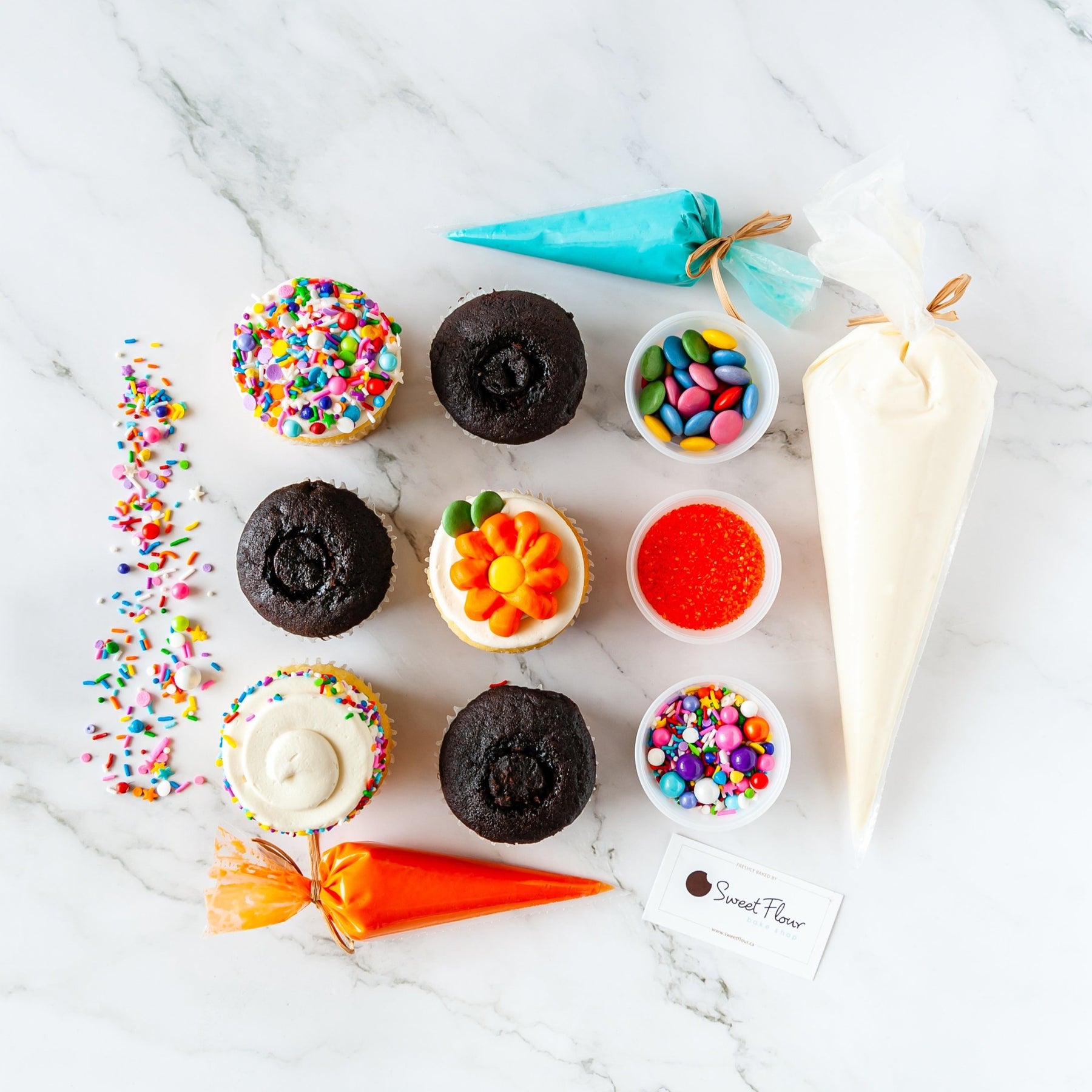 DIY Cupcake Decorating Kits Sweet Flour Bake Shop