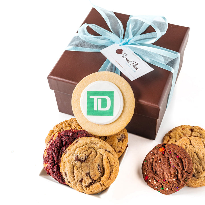 Gourmet Cookie Gift Box with TD logo