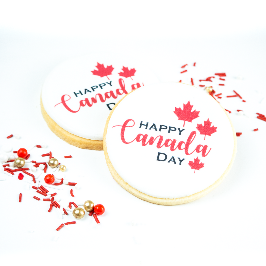 Canada Day Sugar Cookies