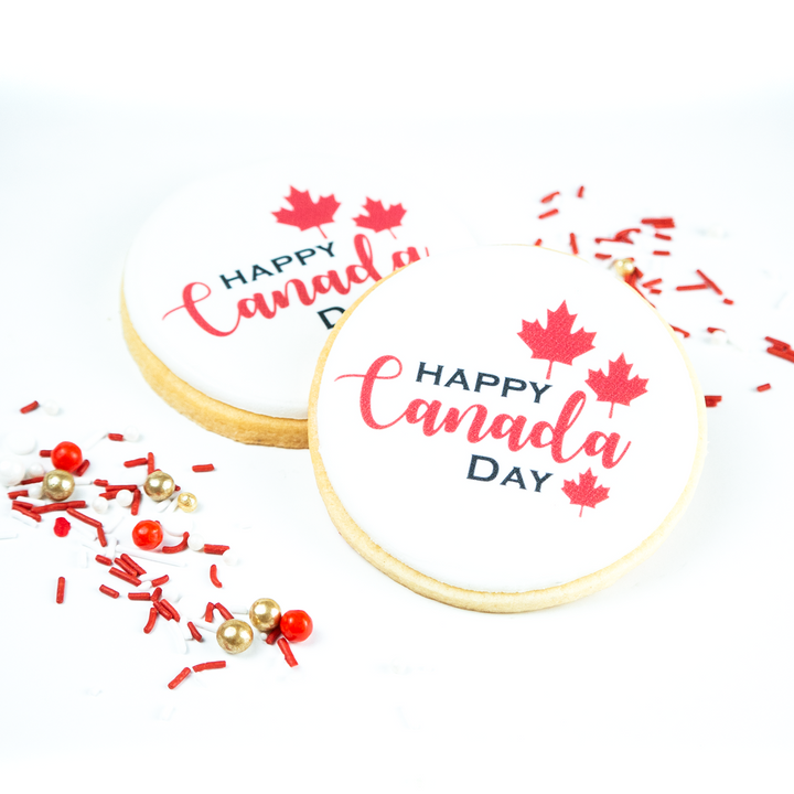 Canada Day Sugar Cookies
