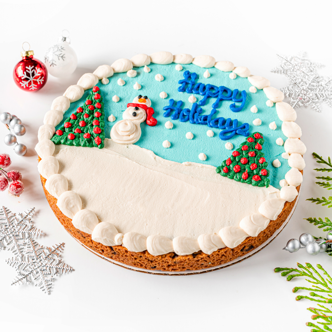 Happy Holidays Cookie Cake