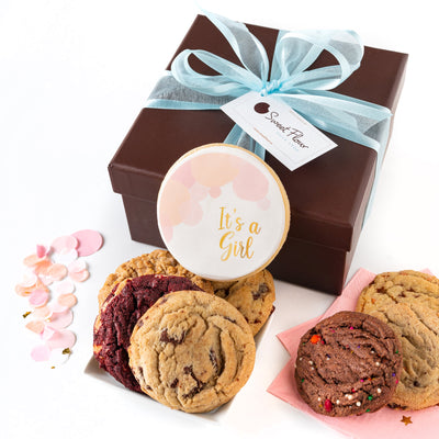 It's A Girl Gourmet Cookie Gift Box