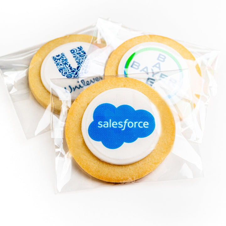 Custom Printed Logo Sugar Cookies