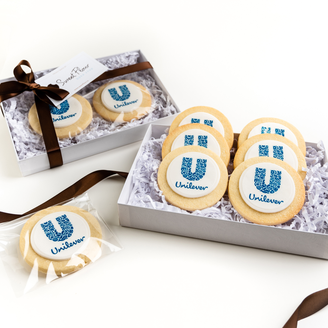 Gift Box of 6 Printed Logo Cookies