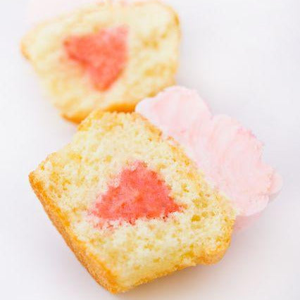 Open pink lemonade cupcake / /cupcakes near me