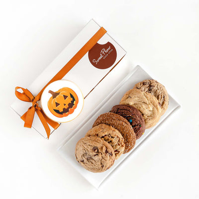 Halloween Cookie Gift Box + Jack O'Lantern Cookie