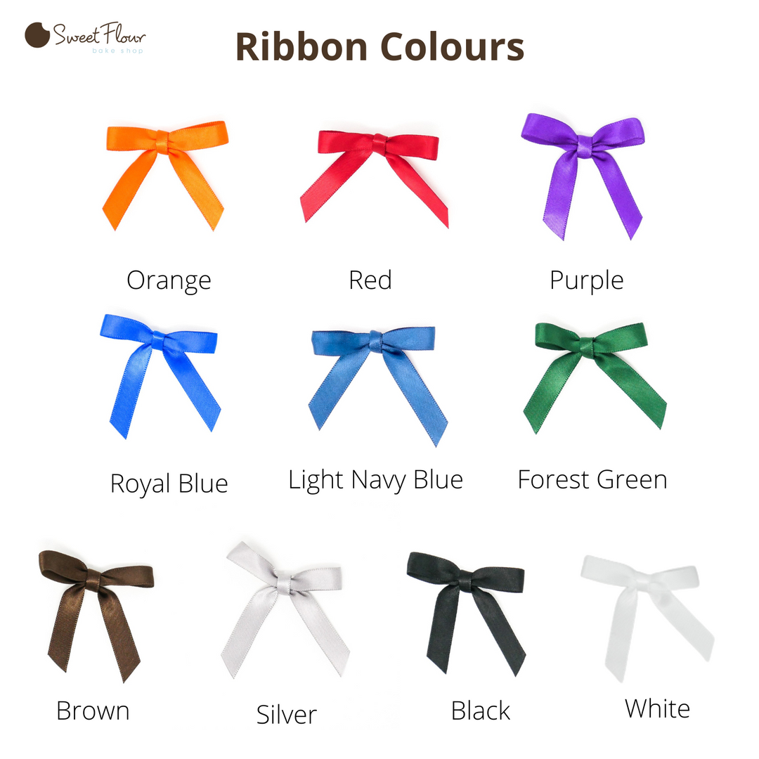 Variety of ribbon colours 