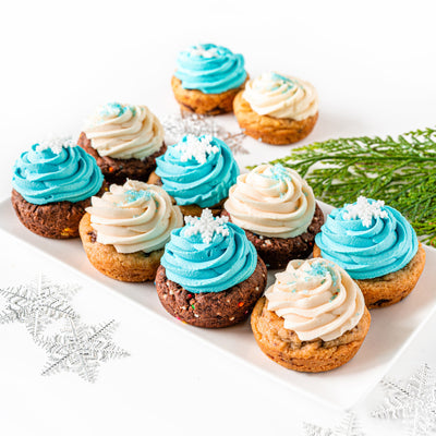 Winter Cookie Cupcakes